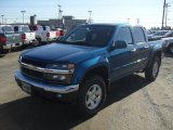 2011 Aqua Blue Metallic Chevrolet Colorado LT Crew Cab #42379228