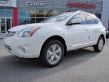 2011 Pearl White Nissan Rogue SV #42378904