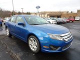 2011 Blue Flame Metallic Ford Fusion SE #42440027