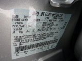 2011 Edge Color Code for Ingot Silver Metallic - Color Code: UX