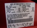 2002 Mountaineer Color Code for Toreador Red Metallic - Color Code: FL