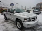 2010 Bright Silver Metallic Dodge Dakota Big Horn Crew Cab 4x4 #42440087