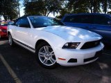 2010 Performance White Ford Mustang V6 Convertible #42439822