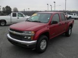 2005 Dark Cherry Red Metallic Chevrolet Colorado LS Crew Cab #42440673