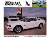 2009 Performance White Ford Mustang V6 Premium Coupe #42440160