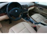 2001 BMW 5 Series 530i Sedan Sand Beige Interior