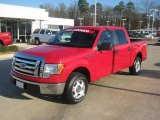 2009 Bright Red Ford F150 XLT SuperCrew #42440446