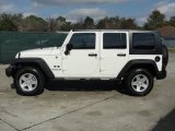 Stone White Jeep Wrangler Unlimited in 2007