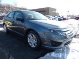 2011 Steel Blue Metallic Ford Fusion SE #42440023