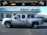 2009 Silver Birch Metallic Chevrolet Silverado 2500HD LT Extended Cab 4x4 #42440534