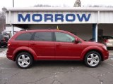 2009 Inferno Red Crystal Pearl Dodge Journey SXT AWD #42517533