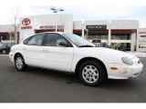 Vibrant White Ford Taurus in 1998