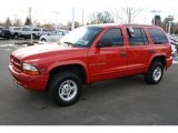 Flame Red Dodge Durango in 2000