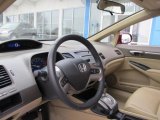 2008 Honda Civic EX-L Sedan Ivory Interior