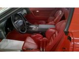 1990 Chevrolet Corvette Callaway Coupe Red Interior