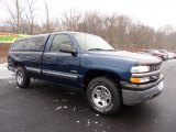 2000 Indigo Blue Metallic Chevrolet Silverado 1500 LS Regular Cab 4x4 #42517646