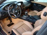 2008 BMW 6 Series 650i Coupe Saddle Brown Interior