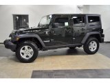 2011 Black Jeep Wrangler Unlimited Rubicon 4x4 #42517705