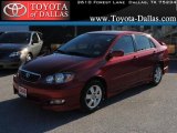 2005 Impulse Red Toyota Corolla S #42517469