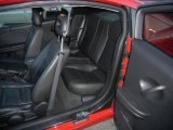 2007 Saturn ION Red Line Quad Coupe Black Interior
