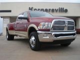 2011 Deep Cherry Red Crystal Pearl Dodge Ram 3500 HD Laramie Crew Cab 4x4 Dually #42518014