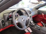 2011 Chevrolet Corvette Grand Sport Coupe Red Interior