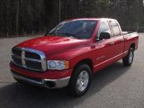 2005 Flame Red Dodge Ram 1500 SLT Quad Cab #42597100