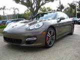 Topaz Brown Metallic Porsche Panamera in 2011