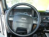 2004 Jeep Wrangler SE 4x4 Steering Wheel