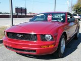 2009 Dark Candy Apple Red Ford Mustang V6 Coupe #42597179