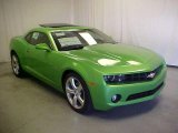2011 Synergy Green Metallic Chevrolet Camaro LT/RS Coupe #42596962