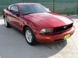 2009 Dark Candy Apple Red Ford Mustang V6 Coupe #42596652