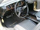 1972 Plymouth Cuda 340 Coupe Black Interior