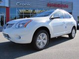 2011 Pearl White Nissan Rogue SV #42596700