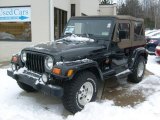 1998 Black Jeep Wrangler Sahara 4x4 #42681514