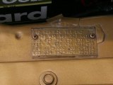 1972 Plymouth Cuda 340 Coupe Info Tag