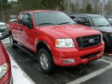 2005 Bright Red Ford F150 STX SuperCab 4x4 #42681516