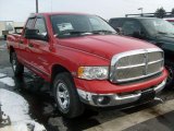 2004 Flame Red Dodge Ram 1500 SLT Quad Cab 4x4 #42681530