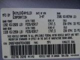 2007 Pacifica Color Code for Bright Silver Metallic - Color Code: PS2