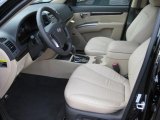 2011 Hyundai Santa Fe Limited Beige Interior