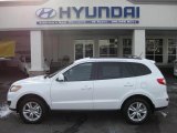 2011 Frost White Pearl Hyundai Santa Fe SE AWD #42726173