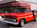 Red Chevrolet C10 in 1964