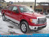 2011 Red Candy Metallic Ford F150 XLT SuperCrew 4x4 #42752597