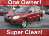 2009 Volcanic Red Kia Sportage LX #42752419