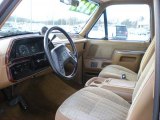 1989 Ford F150 SuperCab Chestnut Interior