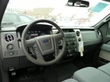 2011 Ford F150 XLT SuperCab 4x4 Steel Gray Interior