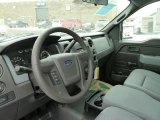 2011 Ford F150 XL Regular Cab Steel Gray Interior