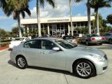 2008 Liquid Platinum Silver Infiniti G 35 Sedan #42808844