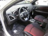 2011 Dodge Avenger Mainstreet Black/Red Interior