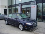 2008 Deep Sea Blue Pearl Effect Audi A4 2.0T quattro S-Line Sedan #42809172